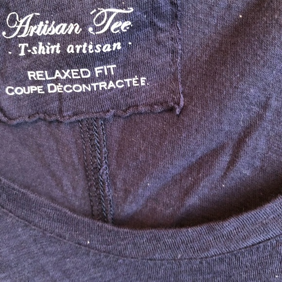 Denver Hayes purple Relaxed Short Sleeve T-Shirt 2x relaxed fit- Artisan Tee - Picture 3 of 4